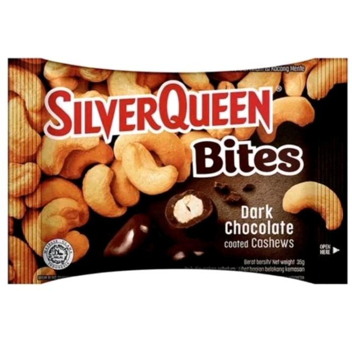 

BARANG TERLARIS 500gr coklat Silverqueen dark cashew Mede bites