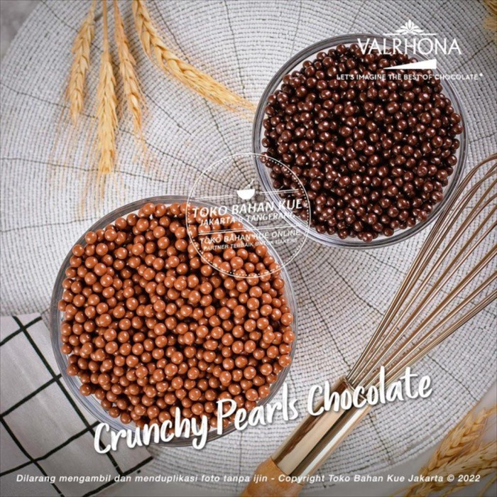 

BARANG TERLARIS Valrhona - Les Perles 55% Dark Chocolate 500gr Crunchy Crispy Pearls