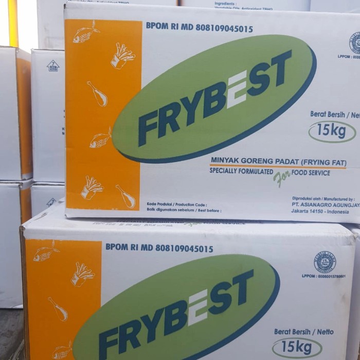 

BARANG TERLARIS minyak goreng padat frybest 15 kg