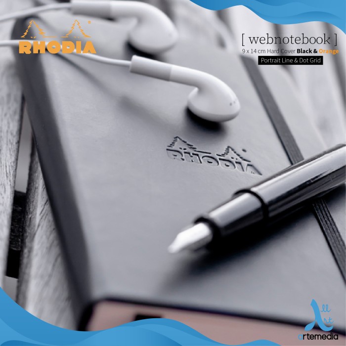 

BARANG TERLARIS Buku Catatan Rhodia 9x14cm Hardcover Webnotebook