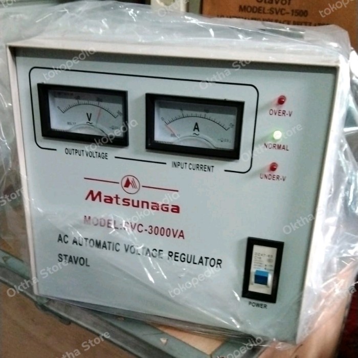 Menarik Stabilizer Matsunaga 3000 Watt - Stavol Svc-3000N - Matsunaga 3000Va