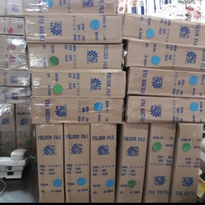 

BARANG TERLARIS stopmap folio 5002 # 1 dus isi 50 lbr