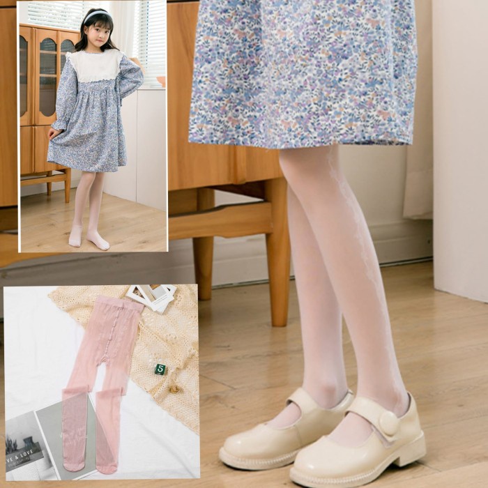 Stocking Panty Anak Usia 5 -12 Warna Kulit Stoking Celana Sepinggang