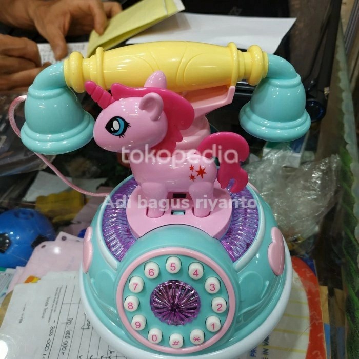 Dsm - Mainan Anak Telpon Model Kuda Pony Unicorn Lucu