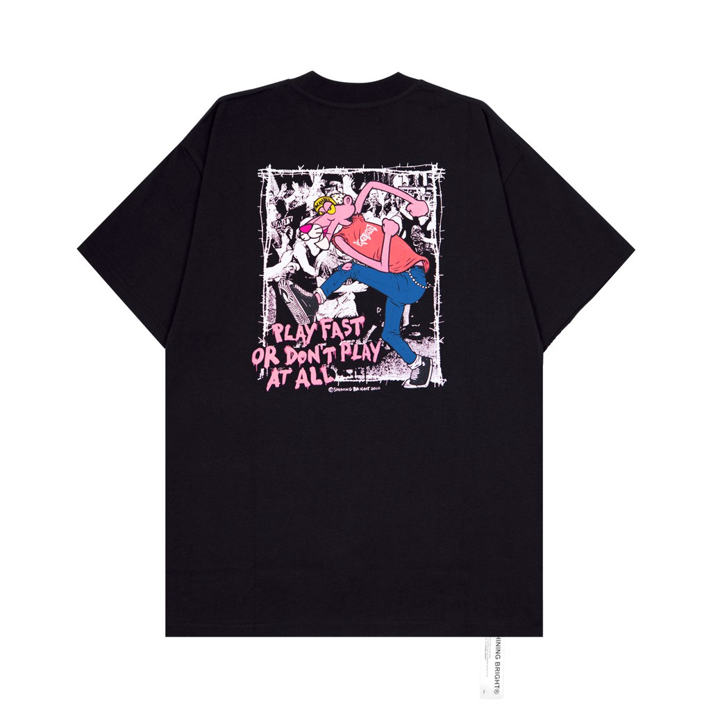 Shining Bright X Noxa Panterz T-shirt unisex - Black