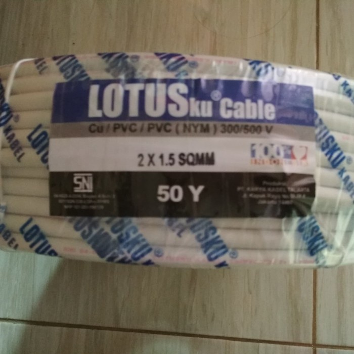 Kabel NYM 2x1.5 @50m LOTUS SNI