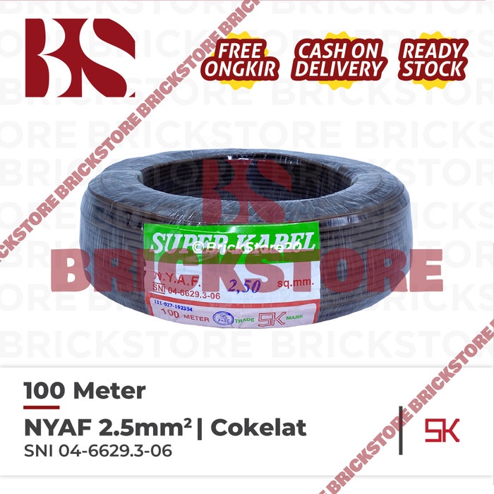 Kabel Super NYAF 2.5 mm NYAF 2.5 NYAF 2,5 AF 2,5 AF 2.5 SQMM 2.5MM SNI