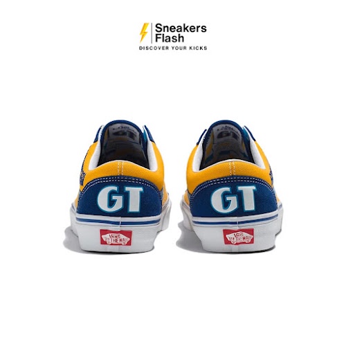 VANS Style 36 Navy Yellow Sepatu Sneakers Pria - VN0A54F6BYL - Size 41