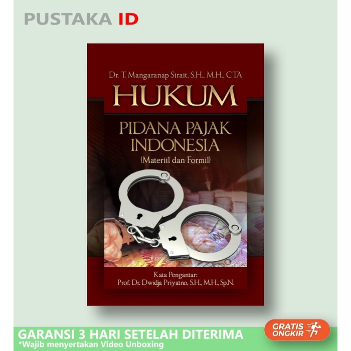 

SALE !!! BUKU HUKUM PIDANA PAJAK INDONESIA READYY