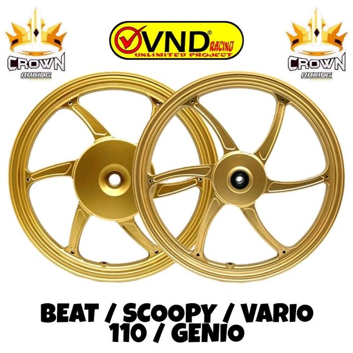 Velg VND Six Star Ring 14 Beat / Scoopy / Vario 110 / Genio / Spacy Motorcycle Motor