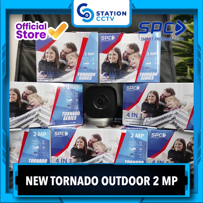 Camera CCTV SPC Tornado / Kamera CCTV Outdoor 2 MP (Hybrid 4 in 1)