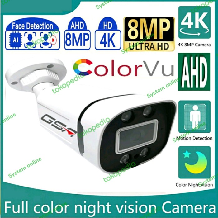 CAMERA CCTV OUTDOOR COLOR VU SIANG MALAM BERWARNA
