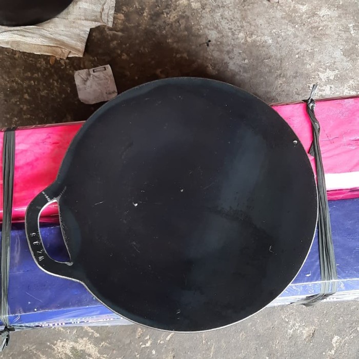 PREMIUM Loyang Wajan 40cm Kuali Martabak Telor Plat Besi Baja Tebal