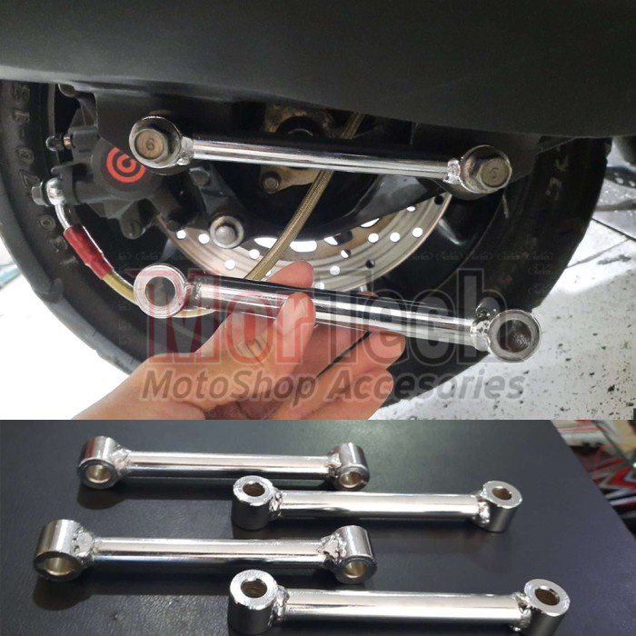 PREMIUM BRAKET PEGANGAN PEMANIS JALU SLIDER KNALPOT MOTOR NMAX OLD / NMAX NEW