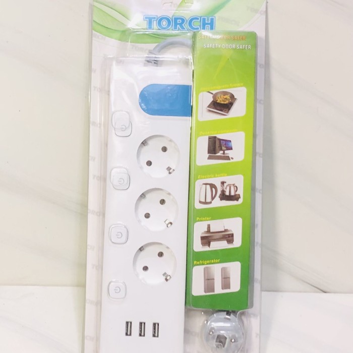 Cok Sambung Tor tembaga murni USB + Swit 3 - 4 Lubang 3 Meter