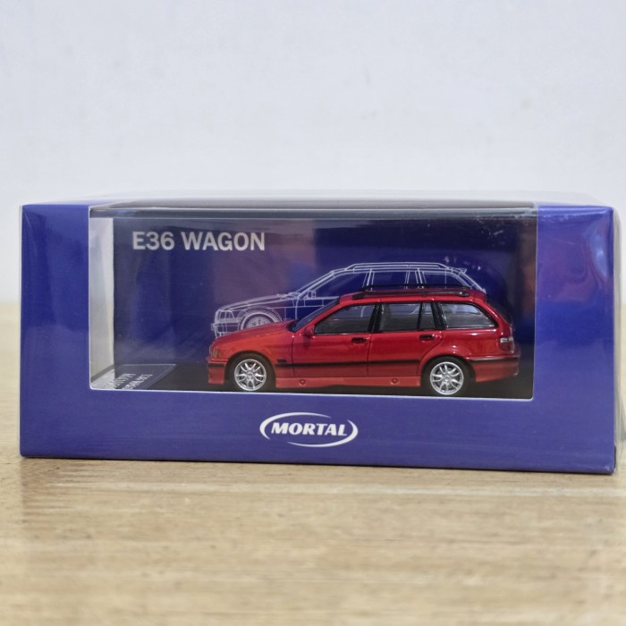 Mortal BMW E36 Touring Wagon Diecast Koleksi Mobil Mainan Mini Scale 1/64
