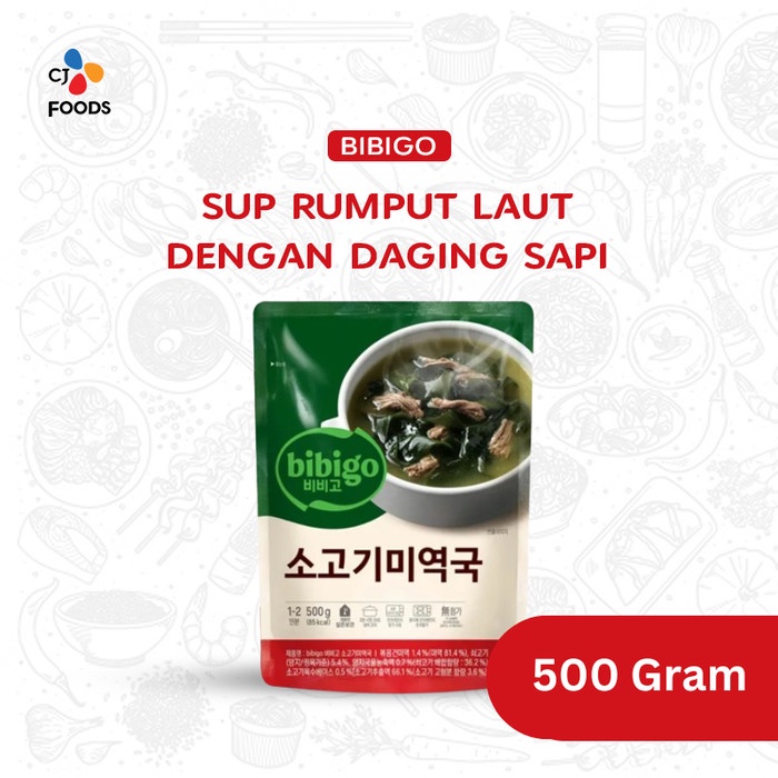 

Sale Terbatas Bibigo Sea Mustard Soup / Bibigo Sup Rumput Laut & Daging Sapi 500Gram Aman