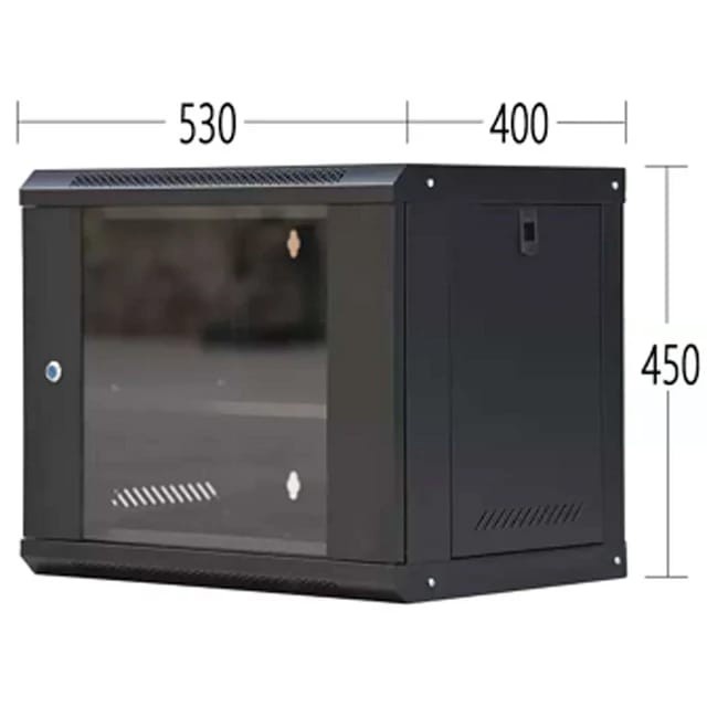 Rack Server 9U Wallmount Cabinet - Rak Lemari Server 9 U CLOSE RAK