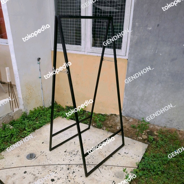 BANNER PROMOSI / STANDING SPANDUK BESI / STANDING BANNER BESI