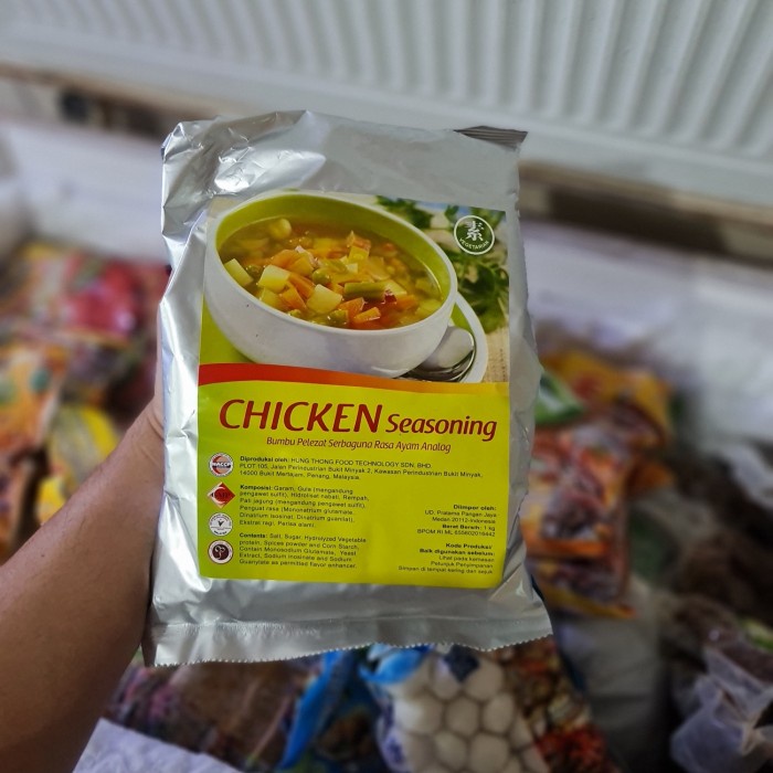 

Promo Terbatas Chicken Powder Vegetarian..Penyedap Rasa Vegetarian 1 Kg Aman