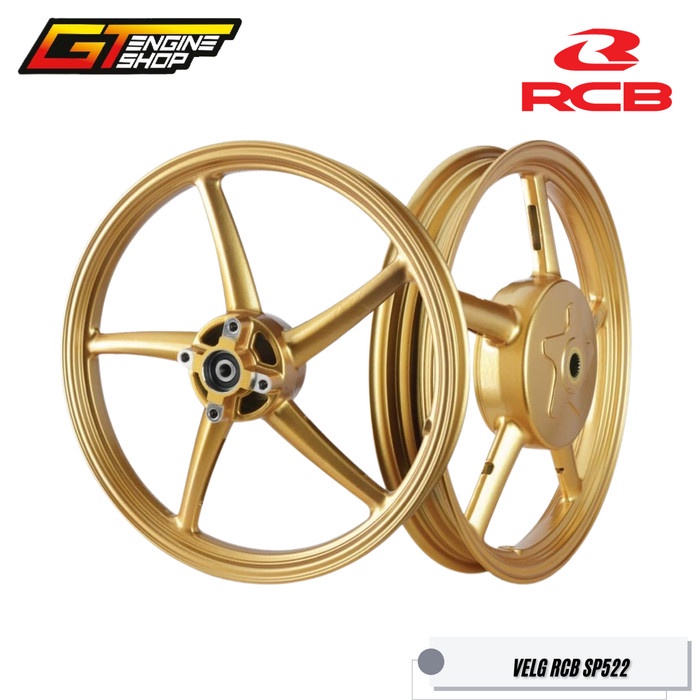 VELG MIO RCB SP522 GOLD VELG RCB SP522 MIO GOLD RING 14 VELG RACING RCB MIO SPORTY/SMILE SP 522