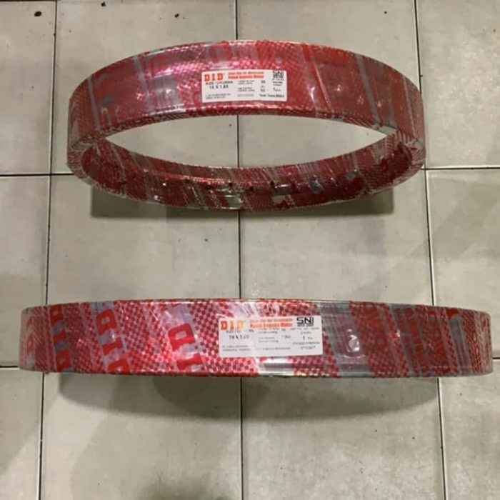 PAKETAN VELG BESI JARI-JARI DID UK 160 RING 19 DAN 185 RING 16 CHROME