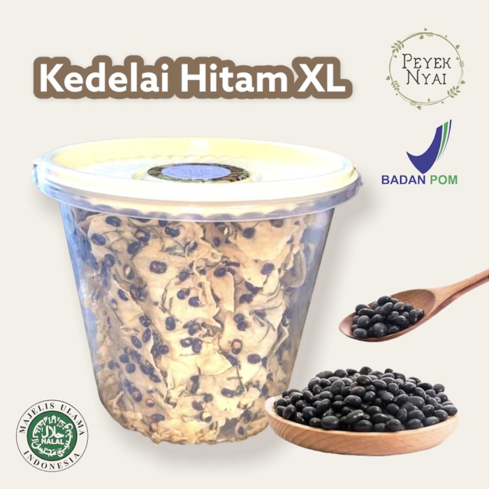 

Rempeyek Peyek Nyai Kedelai Hitam (XL)