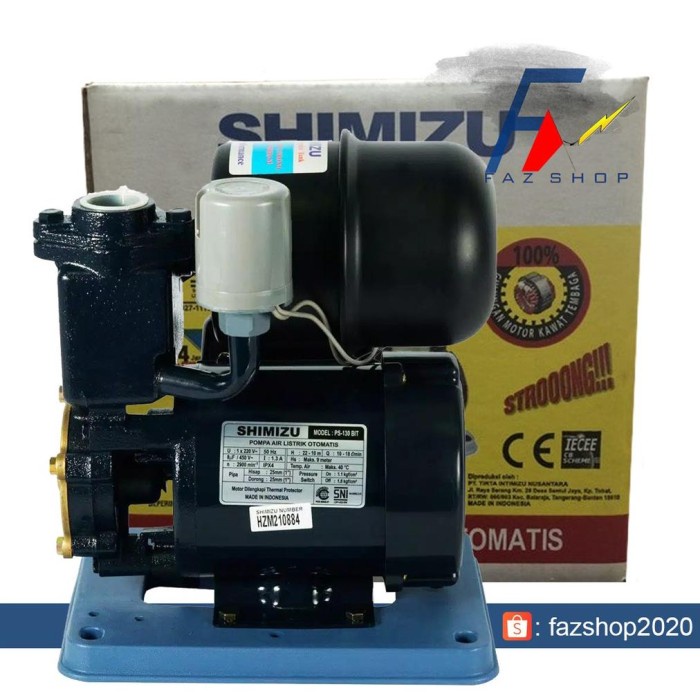 pompa air shimizu ps 130 bit / sanyo shimizu otomatis + tabung