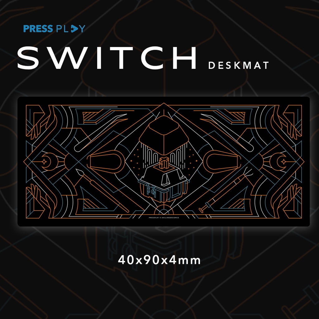 SWITCH Gaming Mousepad Deskmat by Press Play -JuaraNyaProduct