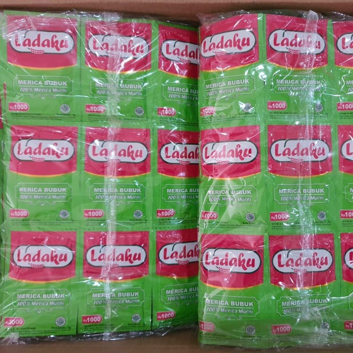 

Promo Terbatas Ladaku Merica Bubuk 1 Pak / 6 Renceng / 72 Sachet Aman