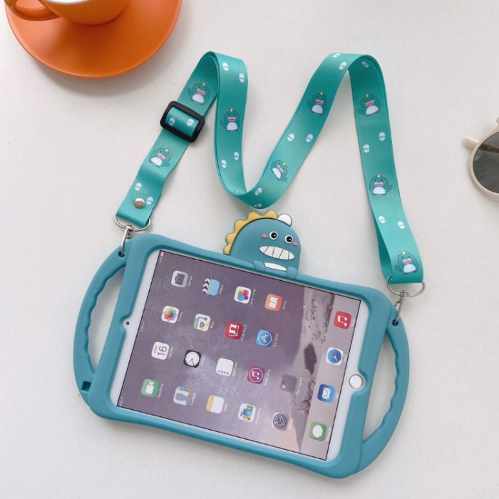 SOFT CASE SILIKON IPAD MINI 1 2 3 4 5 KARAKTER ANAK MINNIE DINO