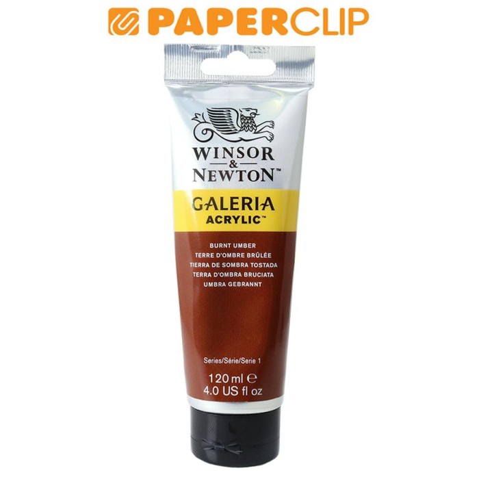 

TERLARIS CAT ACRYLIC WINSOR & NEWTON GALERIA 120ML BURNT UMBER 2131076GAC