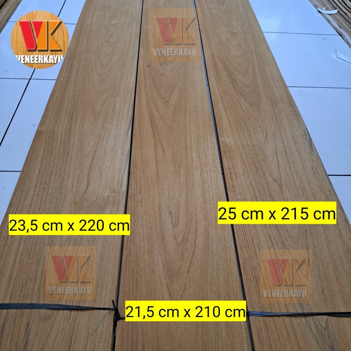 TERBARU Veneer Kayu Jati natural