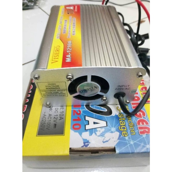 Terbaik Grosir Charger Aki/Accu 12V 10A Otomatis Usat Intellegent Battery