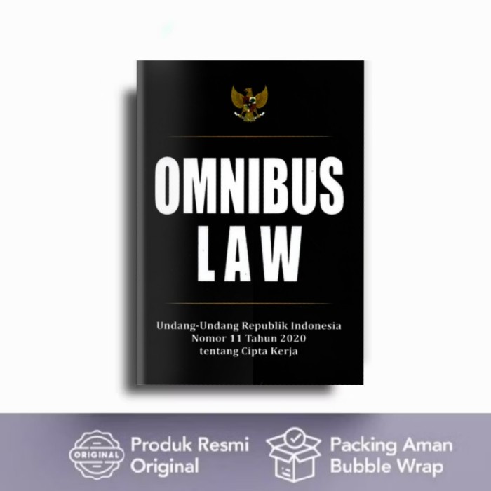 

SALE !!! BUKU HUKUM OMNIBUS LAW : UNDANG-UNDANG REPUBLIK INDONESIA NOMOR 11 TAH READYY