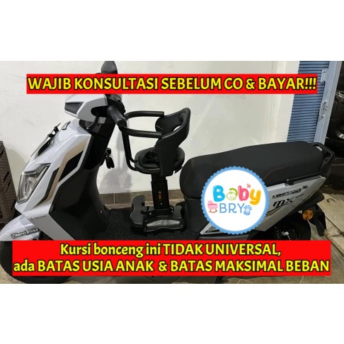 KURSI ANAK BONCENG DEPAN MOTOR MATIC MOTOR SEPEDA LISTRIK TEMPAT DUDUK