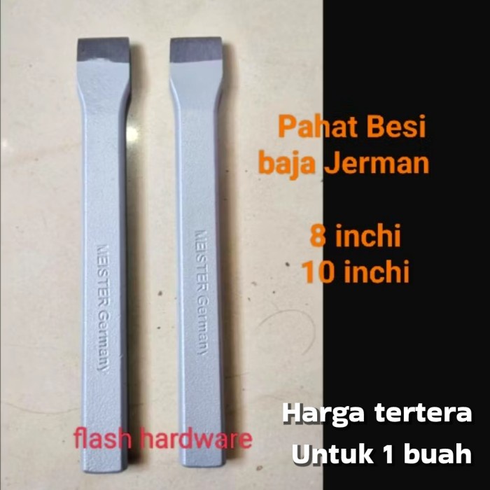 Pahat betel besi baja beton Meister jerman germany 8 inch dan 10 inch