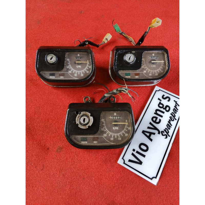 Spidometer Sett Breket/Pangkon Spidometer Suzuki A100, A100, Original Seccond