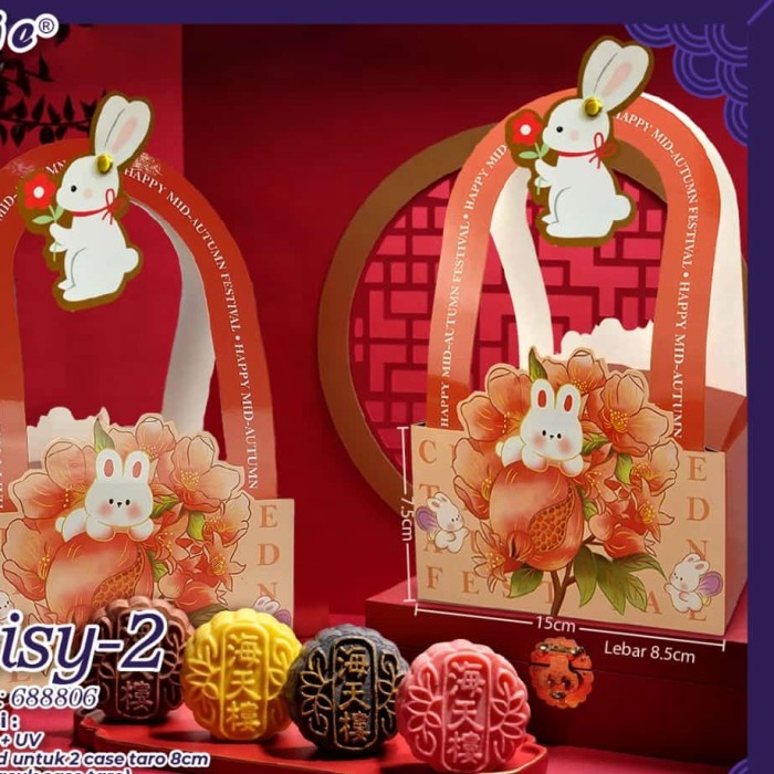 Promo Terbatas Dus Box Mooncake Kue Bulan Isi 2 Aman