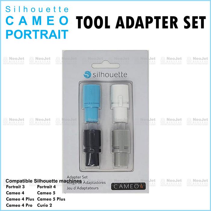 

Silhouette Tool Adapter Set Mesin Cutting Cameo 4 Plus Portrait 3 Alat Black Blue Grey White White
