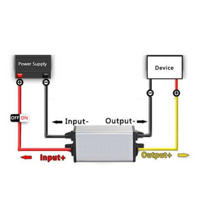 Modul Kit StepUp/Down Tegangan DC to 12V/24V Step Up/Down Adjustable