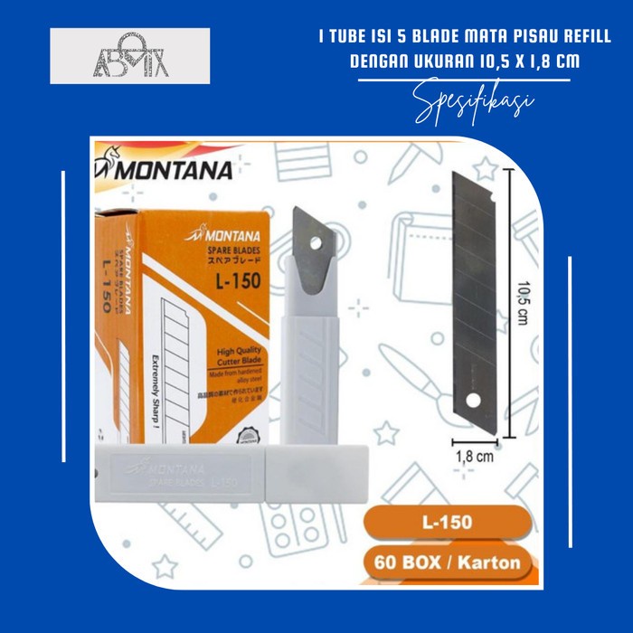 

(Expert) Isi Cutter Refil L 150 ( Isi Cutter Besar l 150)