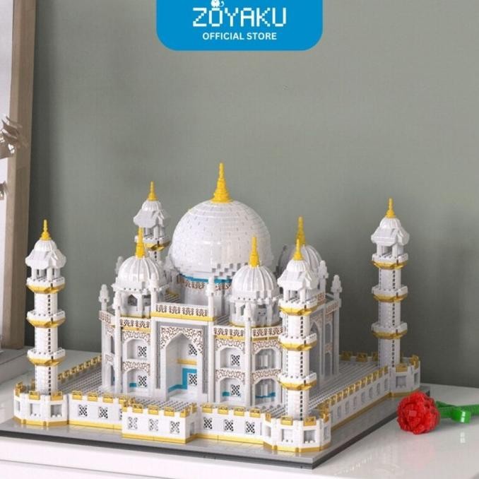DIY Mini Bricks Masjid Toys Mainan Nano 3D Block Mosque Balok Susun TOY3037
