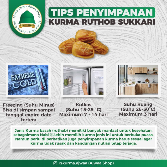 

Kurma Sukari Ruthob Premium 1 Kg