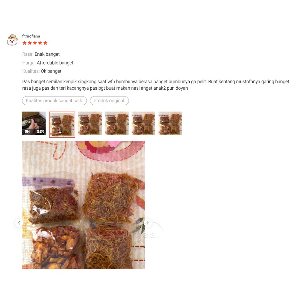 

A Kering Kentang Mustofa 200 Gram - Cemilan Instan Enak Original Asli