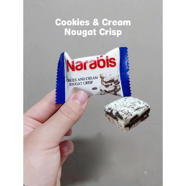 

A [ Berkah ] Naraya Narabis Nougat Crisp 200Gr Jumbo Chocolate Assortment Cookies Strawberry Matcha