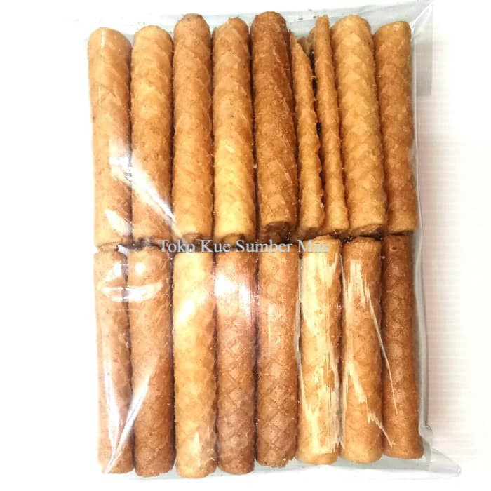 

A Kue Semprong Lipat/Semprong Dompet Terlaris Rasa Wijen 250 Gram