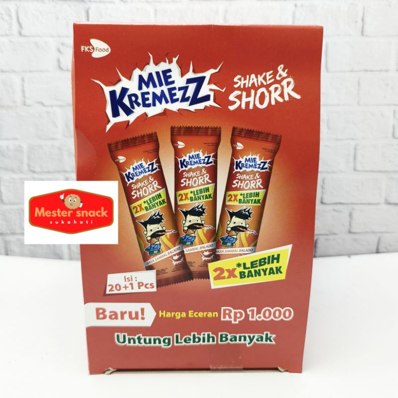 

A Mie Kremez Shorr Eceran 1000 (1 Pack Isi 20 + 1 Pcs)