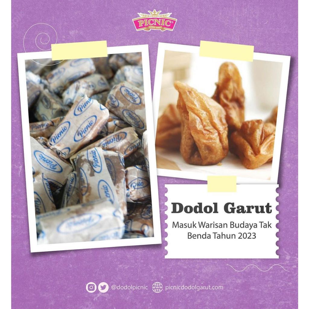

A Dodol Garut Picnic Aneka Rasa Original 250Gr Klasik Legendaris Oleh Oleh Khas Garut