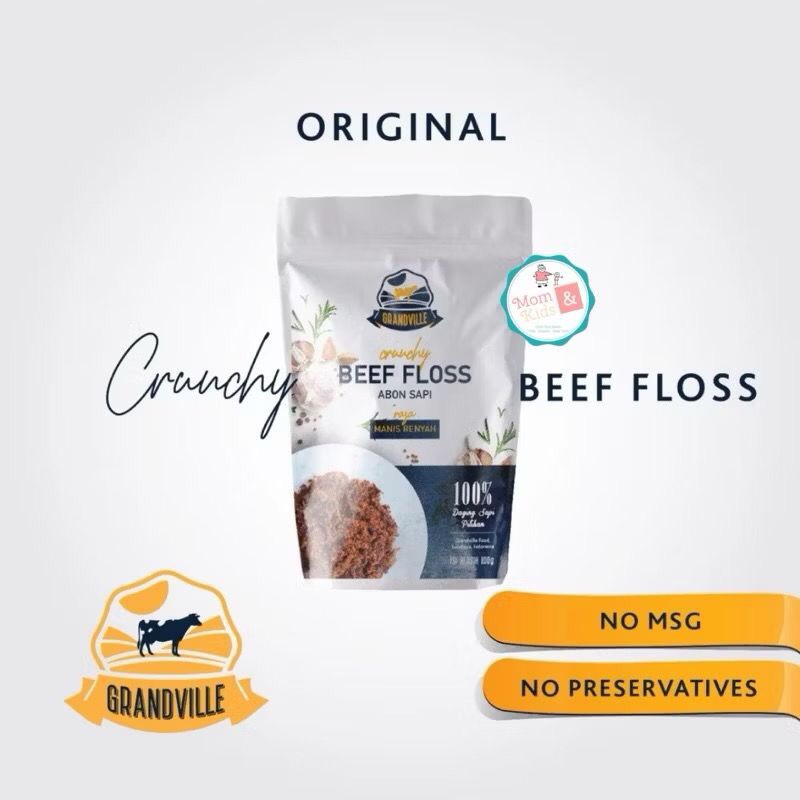 

A Grandville Abon Sapi Ayam Ikan 100 Gr Grandville Crunchy Beef Chicken Fish Floss 100Gr